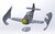 "Fatty" Messerschmitt Me 109 Depron Teilesatz &amp; PVC Komponenten